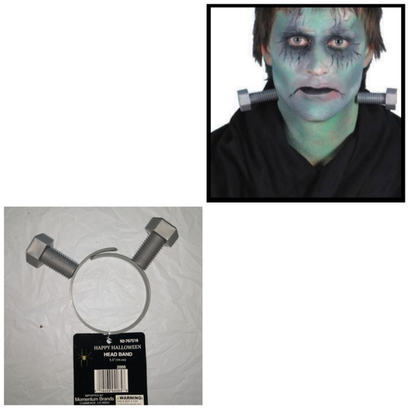 Frankenstein Bolts Headband One Size